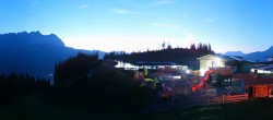 Archiv Foto Webcam Panoramasicht SkiWelt Wilder Kaiser: Astberg 03:00