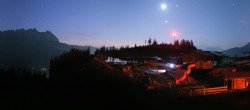 Archived image Webcam View of the Astberg in SkiWelt Wilder Kaiser 03:00