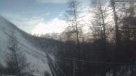 Archived image Webcam Grächen - View Suspension Bridge Charles Kuonen 07:00
