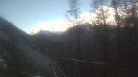 Archiv Foto Webcam Grächen: Charles Kuonen Hängebrücke 06:00