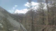 Archiv Foto Webcam Grächen: Charles Kuonen Hängebrücke 11:00