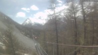 Archiv Foto Webcam Grächen: Charles Kuonen Hängebrücke 13:00