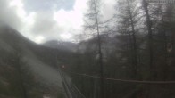 Archived image Webcam Grächen - View Suspension Bridge Charles Kuonen 11:00