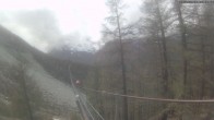 Archived image Webcam Grächen - View Suspension Bridge Charles Kuonen 13:00