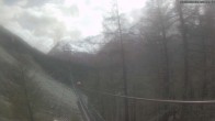Archived image Webcam Grächen - View Suspension Bridge Charles Kuonen 15:00
