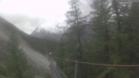Archiv Foto Webcam Grächen: Charles Kuonen Hängebrücke 11:00
