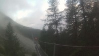 Archiv Foto Webcam Grächen: Charles Kuonen Hängebrücke 05:00