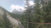 Archiv Foto Webcam Grächen: Charles Kuonen Hängebrücke 11:00