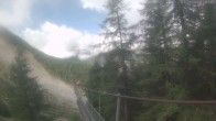 Archiv Foto Webcam Grächen: Charles Kuonen Hängebrücke 09:00