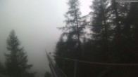 Archiv Foto Webcam Grächen: Charles Kuonen Hängebrücke 07:00