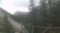 Archiv Foto Webcam Grächen: Charles Kuonen Hängebrücke 11:00