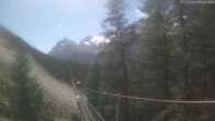 Archiv Foto Webcam Grächen: Charles Kuonen Hängebrücke 13:00