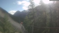 Archiv Foto Webcam Grächen: Charles Kuonen Hängebrücke 17:00