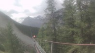Archiv Foto Webcam Grächen: Charles Kuonen Hängebrücke 11:00