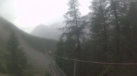 Archiv Foto Webcam Grächen: Charles Kuonen Hängebrücke 11:00