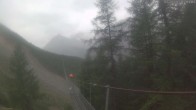 Archiv Foto Webcam Grächen: Charles Kuonen Hängebrücke 13:00