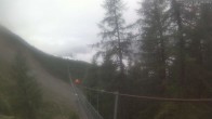 Archived image Webcam Grächen - View Suspension Bridge Charles Kuonen 06:00