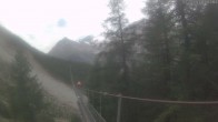 Archiv Foto Webcam Grächen: Charles Kuonen Hängebrücke 11:00