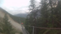 Archiv Foto Webcam Grächen: Charles Kuonen Hängebrücke 06:00