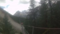 Archiv Foto Webcam Grächen: Charles Kuonen Hängebrücke 15:00