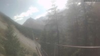 Archiv Foto Webcam Grächen: Charles Kuonen Hängebrücke 15:00