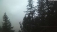 Archiv Foto Webcam Grächen: Charles Kuonen Hängebrücke 06:00