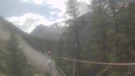 Archiv Foto Webcam Grächen: Charles Kuonen Hängebrücke 13:00