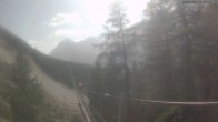 Archiv Foto Webcam Grächen: Charles Kuonen Hängebrücke 15:00