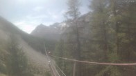 Archiv Foto Webcam Grächen: Charles Kuonen Hängebrücke 13:00