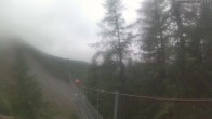 Archived image Webcam Grächen - View Suspension Bridge Charles Kuonen 03:00