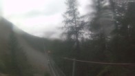 Archived image Webcam Grächen - View Suspension Bridge Charles Kuonen 11:00