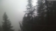 Archiv Foto Webcam Grächen: Charles Kuonen Hängebrücke 07:00