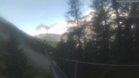 Archiv Foto Webcam Grächen: Charles Kuonen Hängebrücke 09:00