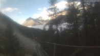 Archiv Foto Webcam Grächen: Charles Kuonen Hängebrücke 07:00