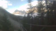 Archiv Foto Webcam Grächen: Charles Kuonen Hängebrücke 08:00