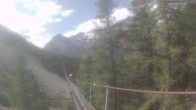 Archiv Foto Webcam Grächen: Charles Kuonen Hängebrücke 11:00