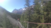 Archiv Foto Webcam Grächen: Charles Kuonen Hängebrücke 11:00
