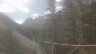 Archiv Foto Webcam Grächen: Charles Kuonen Hängebrücke 13:00