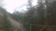 Archiv Foto Webcam Grächen: Charles Kuonen Hängebrücke 09:00