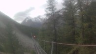 Archiv Foto Webcam Grächen: Charles Kuonen Hängebrücke 11:00