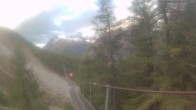 Archiv Foto Webcam Grächen: Charles Kuonen Hängebrücke 07:00