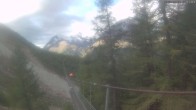 Archiv Foto Webcam Grächen: Charles Kuonen Hängebrücke 08:00