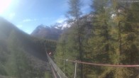 Archiv Foto Webcam Grächen: Charles Kuonen Hängebrücke 11:00