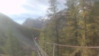 Archiv Foto Webcam Grächen: Charles Kuonen Hängebrücke 11:00