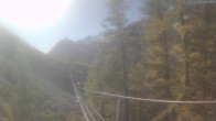 Archiv Foto Webcam Grächen: Charles Kuonen Hängebrücke 13:00