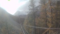 Archiv Foto Webcam Grächen: Charles Kuonen Hängebrücke 13:00