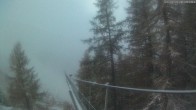 Archived image Webcam Grächen - View Suspension Bridge Charles Kuonen 05:00