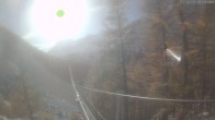 Archived image Webcam Grächen - View Suspension Bridge Charles Kuonen 13:00