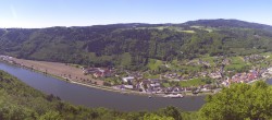 Archived image Webcam Panoramic view of the Danube 11:00