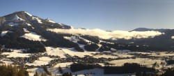 Archiv Foto Webcam Dorfkamera über Westendorf am Wilden Kaiser 13:00